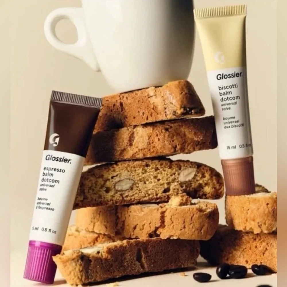 New‎ Glossier Balmdotcom Duo Set Espresso & Biscotti